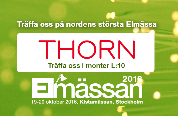 Thorn på Elmässan i Stockholm 2016